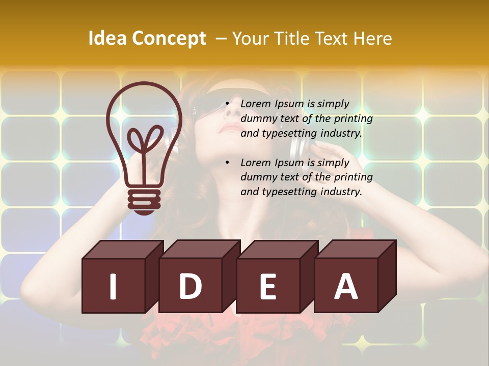 Lifestyle Sexy Cool PowerPoint Template