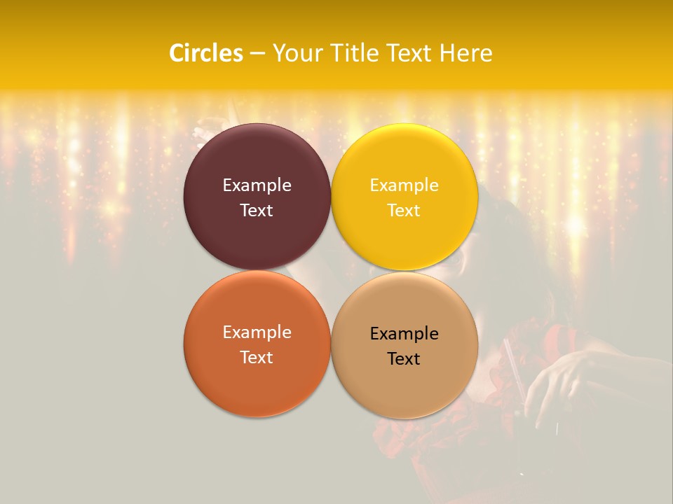 Music Flirt Alcohol PowerPoint Template