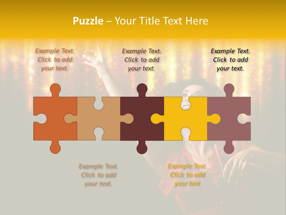 Music Flirt Alcohol PowerPoint Template