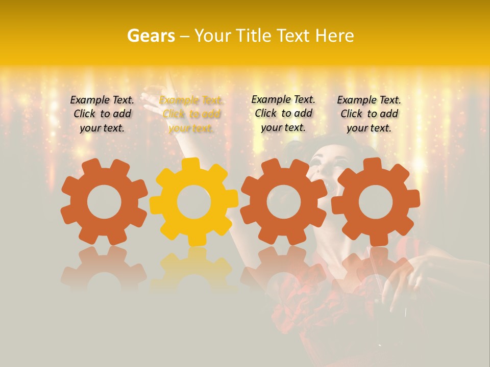 Music Flirt Alcohol PowerPoint Template