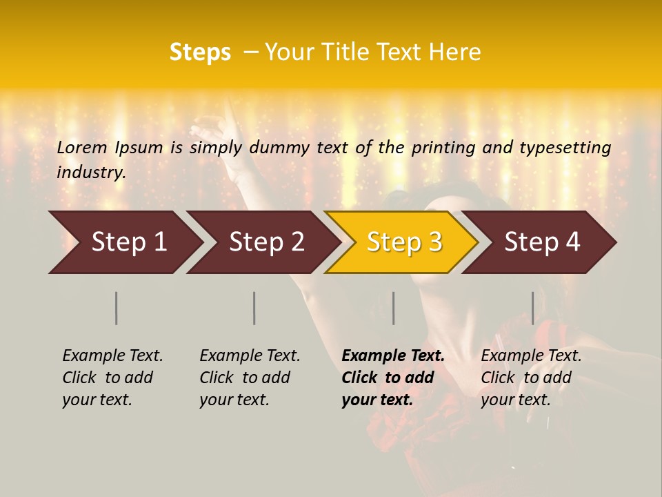 Music Flirt Alcohol PowerPoint Template