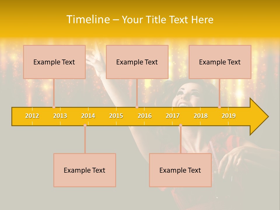 Music Flirt Alcohol PowerPoint Template