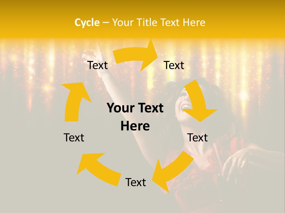 Music Flirt Alcohol PowerPoint Template