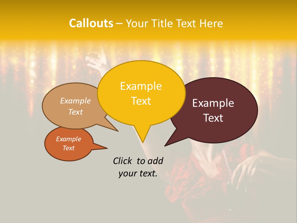 Music Flirt Alcohol PowerPoint Template