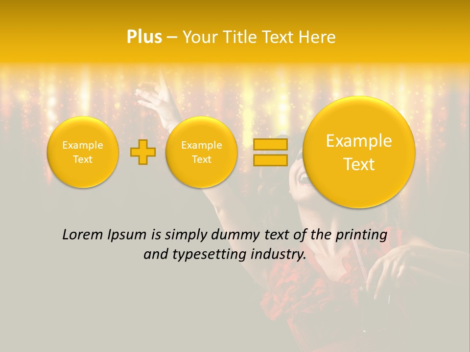 Music Flirt Alcohol PowerPoint Template