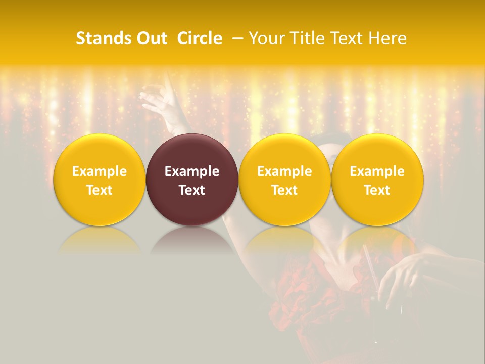 Music Flirt Alcohol PowerPoint Template