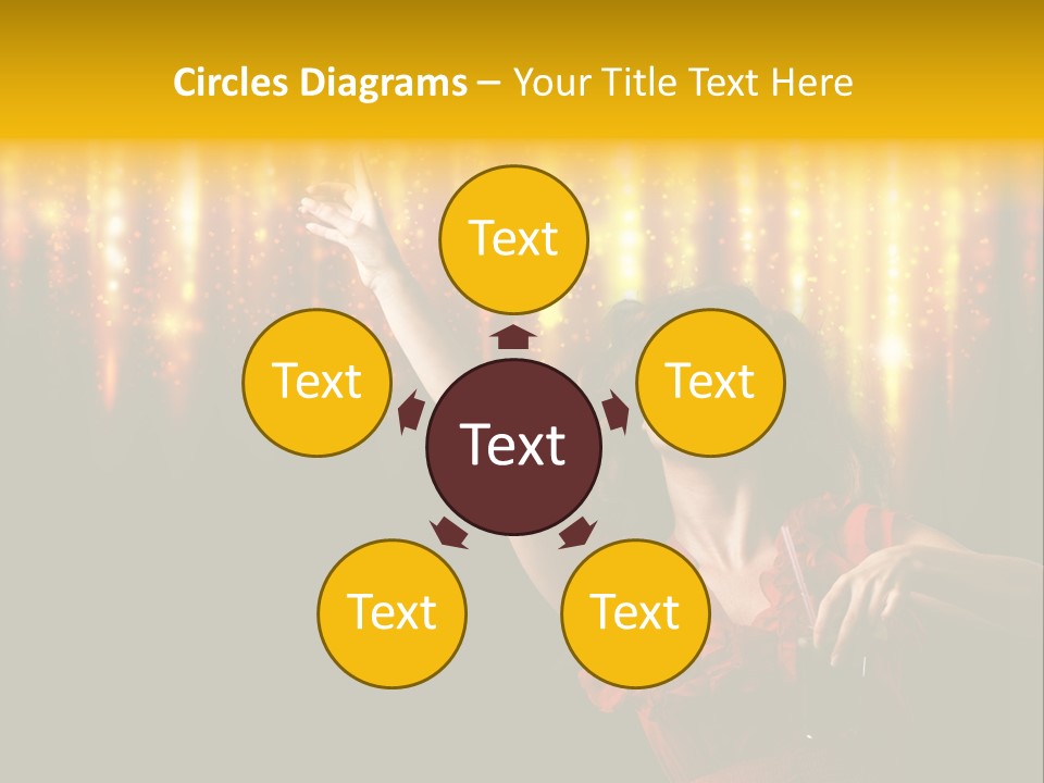 Music Flirt Alcohol PowerPoint Template