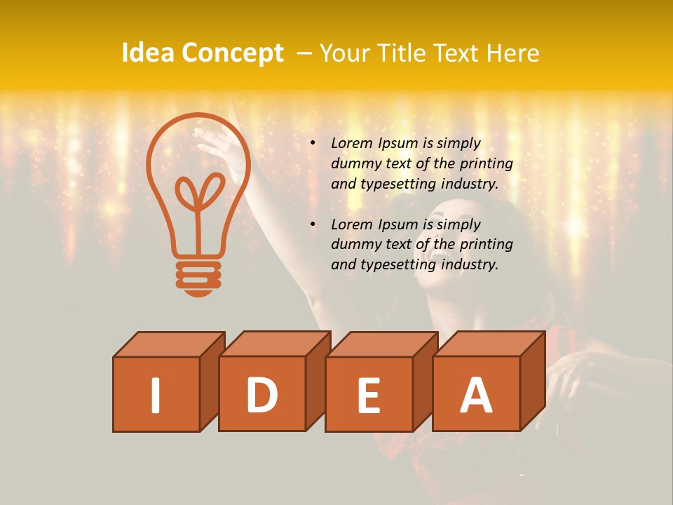 Music Flirt Alcohol PowerPoint Template