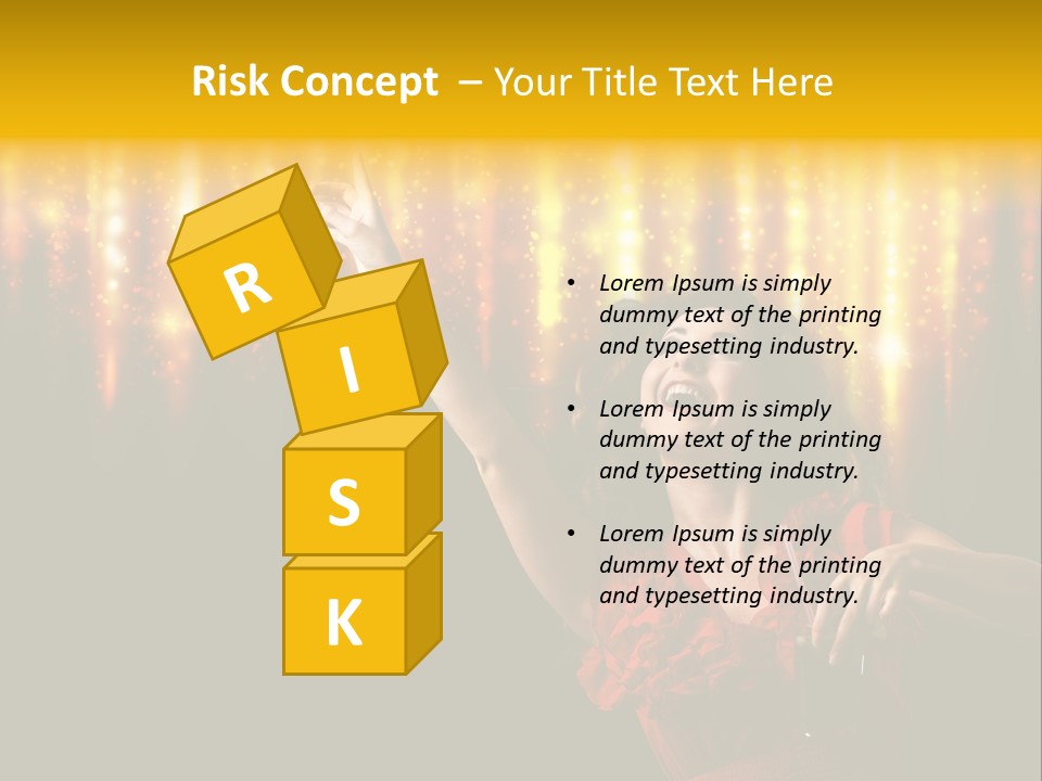 Music Flirt Alcohol PowerPoint Template