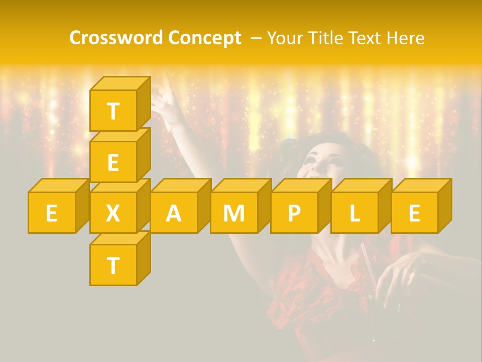 Music Flirt Alcohol PowerPoint Template