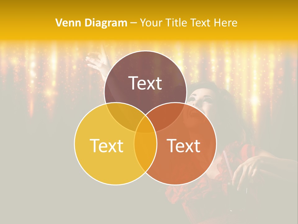 Music Flirt Alcohol PowerPoint Template