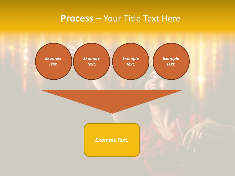 Music Flirt Alcohol PowerPoint Template