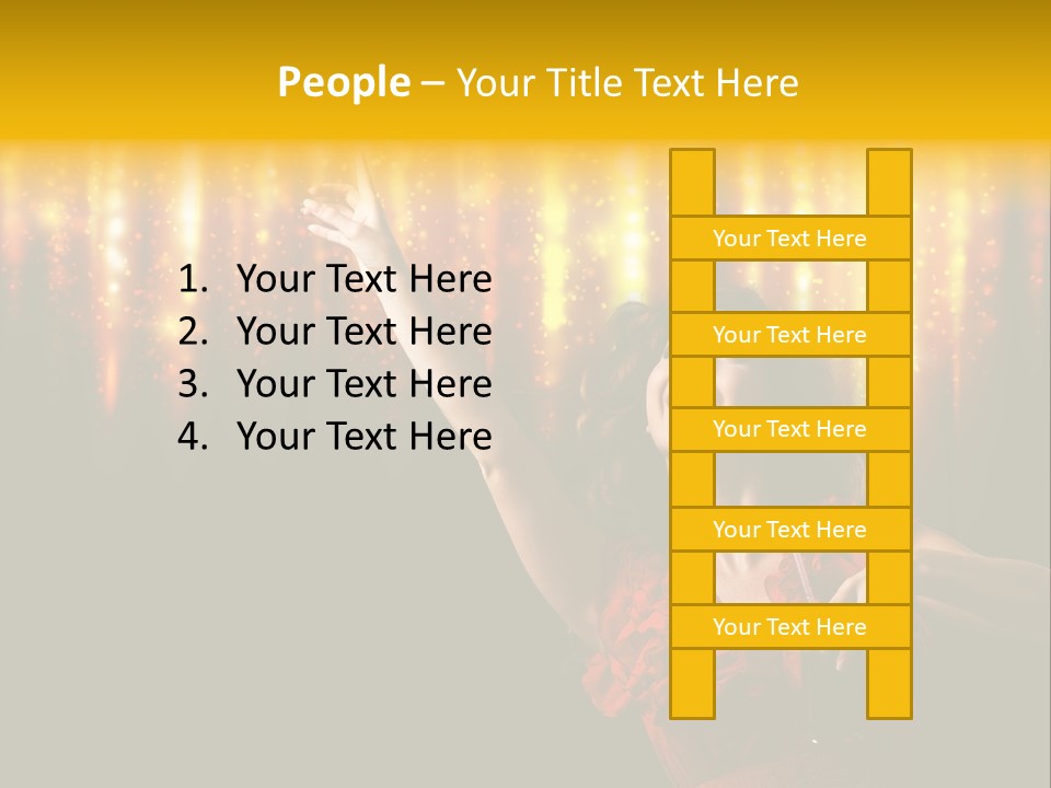 Music Flirt Alcohol PowerPoint Template