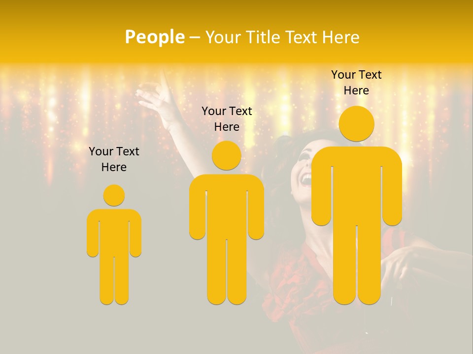 Music Flirt Alcohol PowerPoint Template