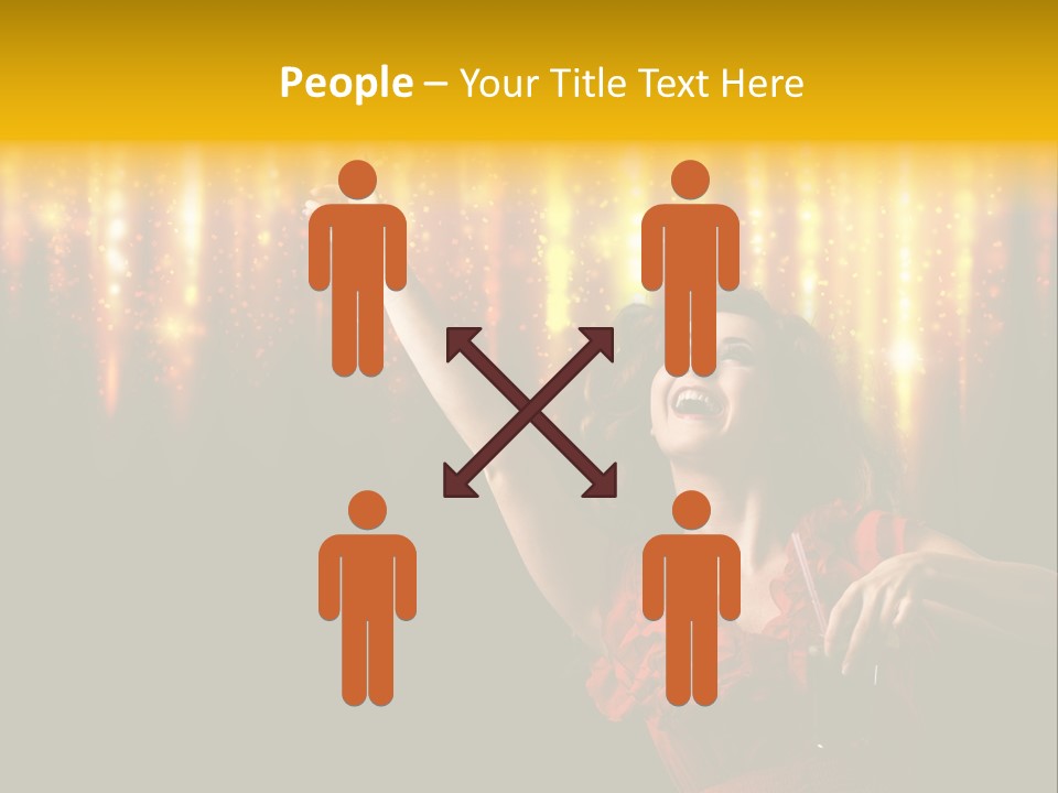 Music Flirt Alcohol PowerPoint Template