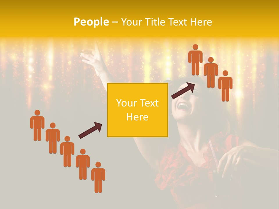 Music Flirt Alcohol PowerPoint Template