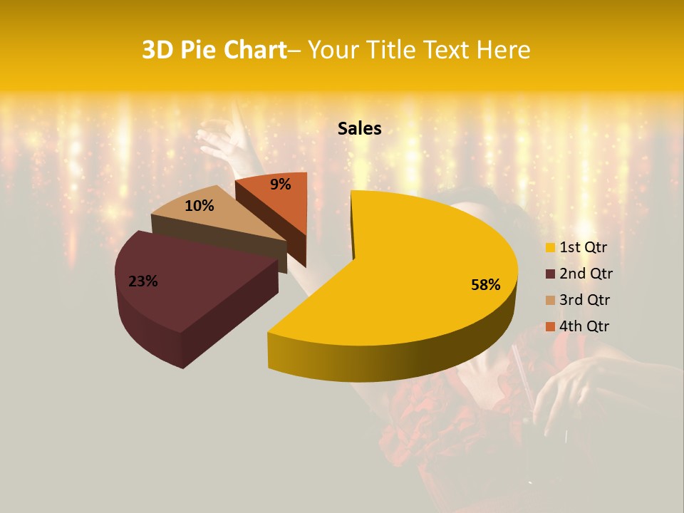 Music Flirt Alcohol PowerPoint Template