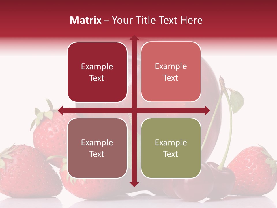 Organic Reflection Macro PowerPoint Template