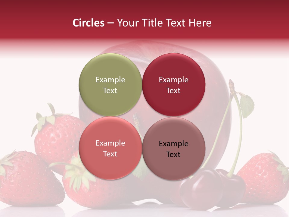 Organic Reflection Macro PowerPoint Template