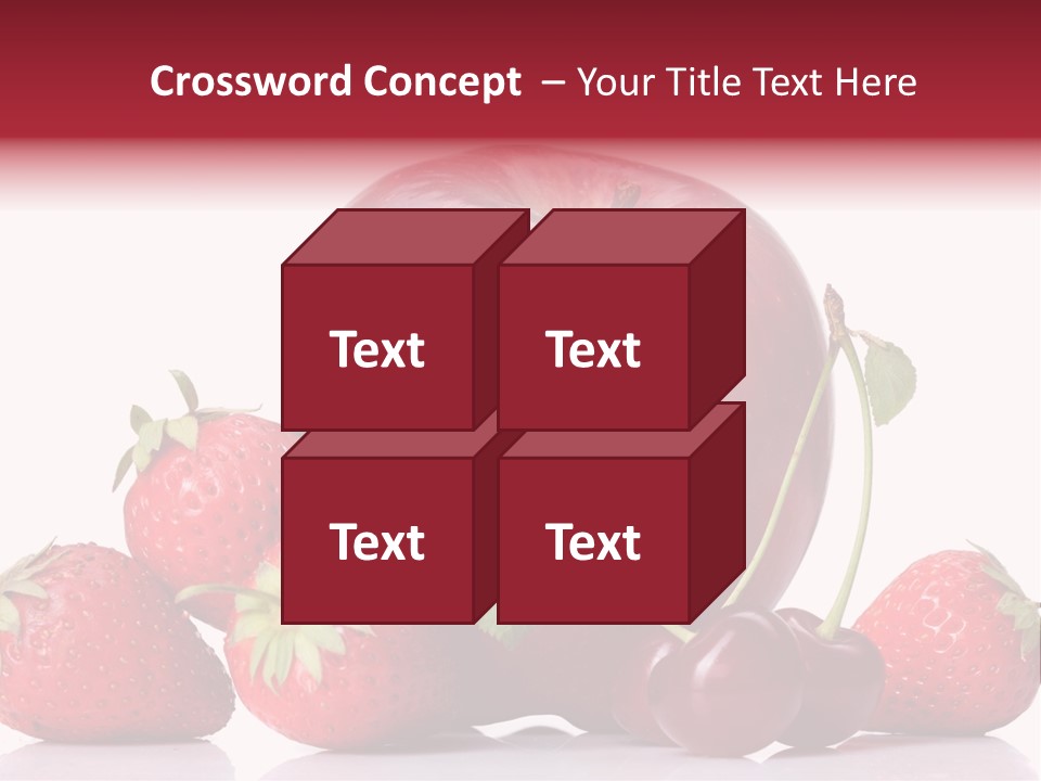 Organic Reflection Macro PowerPoint Template