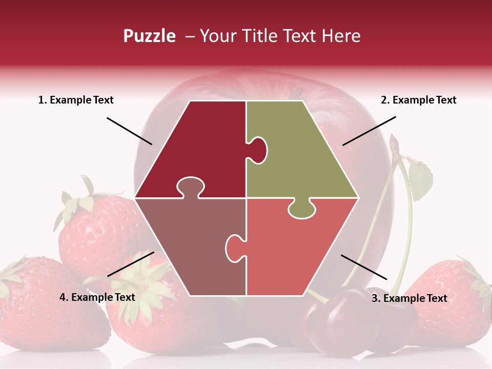 Organic Reflection Macro PowerPoint Template