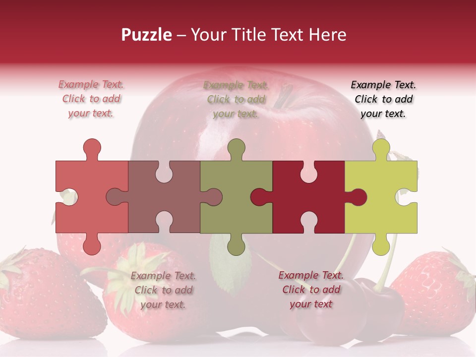 Organic Reflection Macro PowerPoint Template