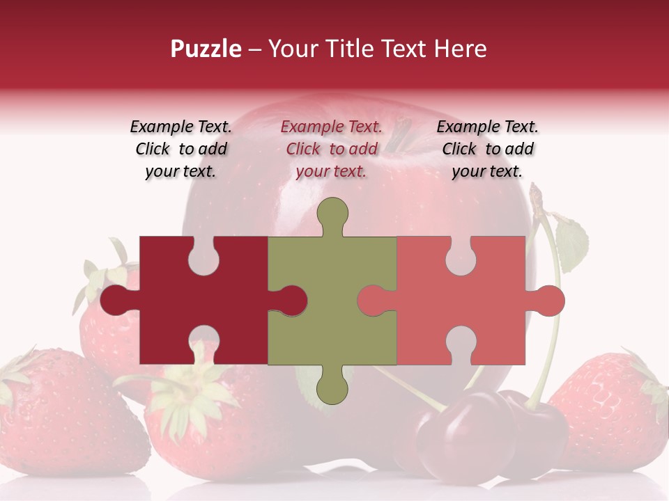 Organic Reflection Macro PowerPoint Template