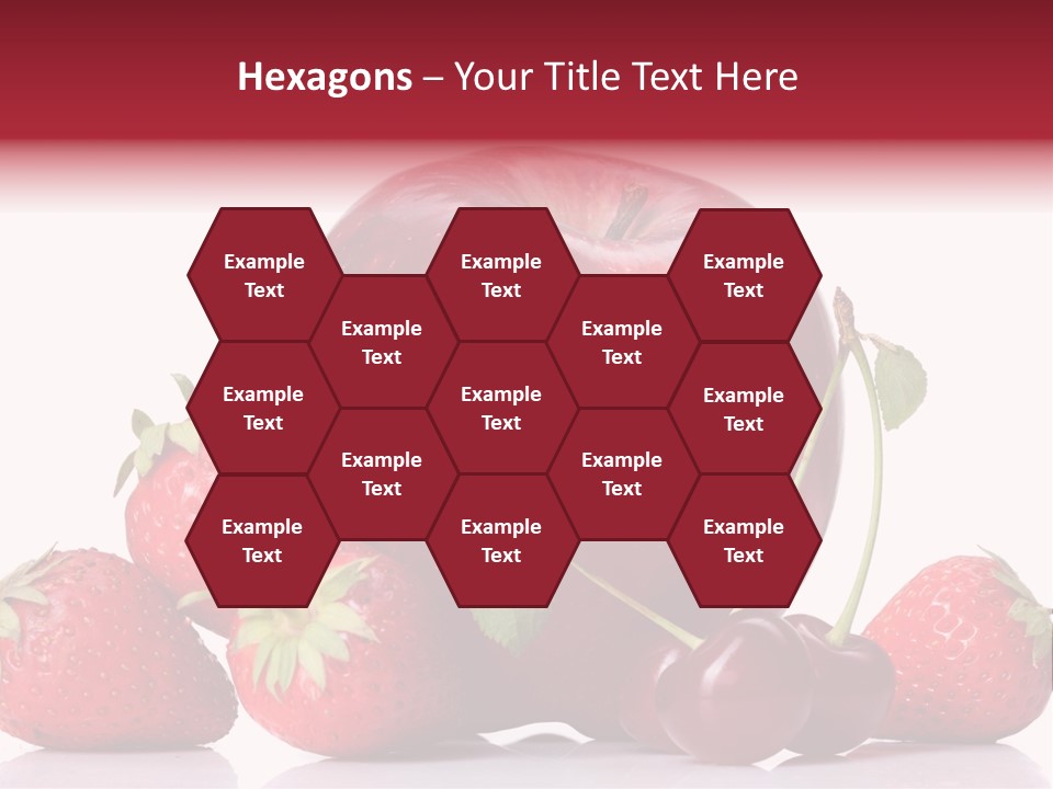 Organic Reflection Macro PowerPoint Template