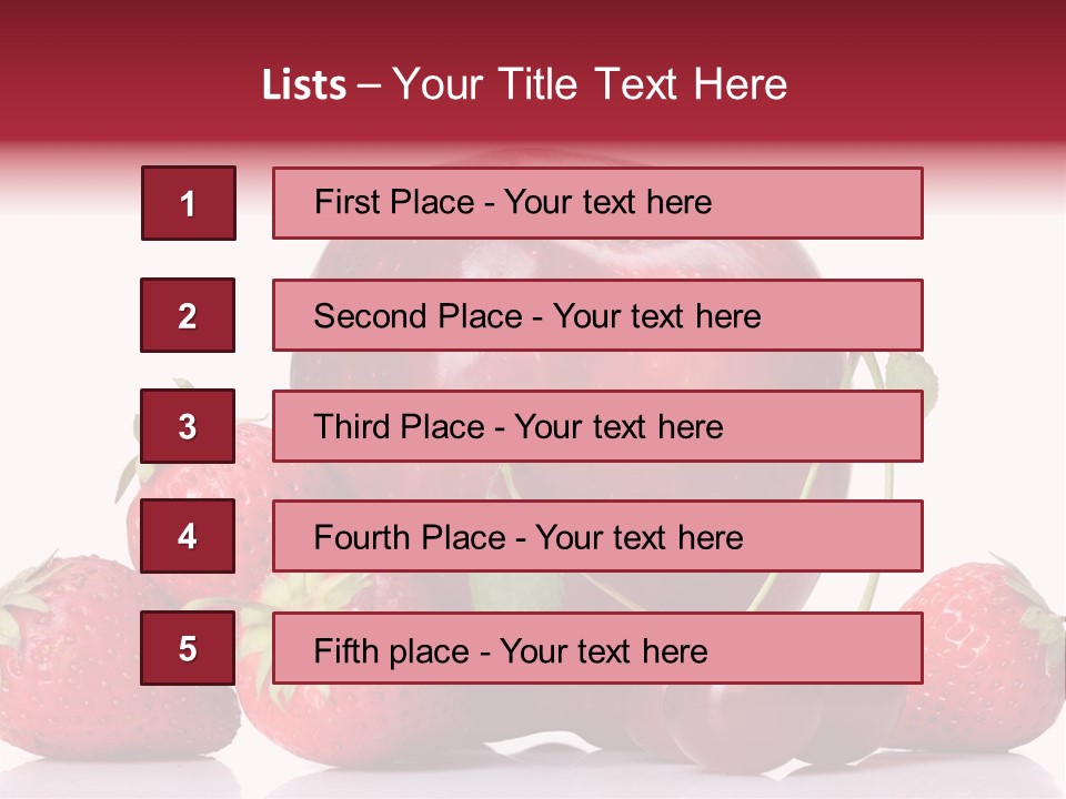 Organic Reflection Macro PowerPoint Template