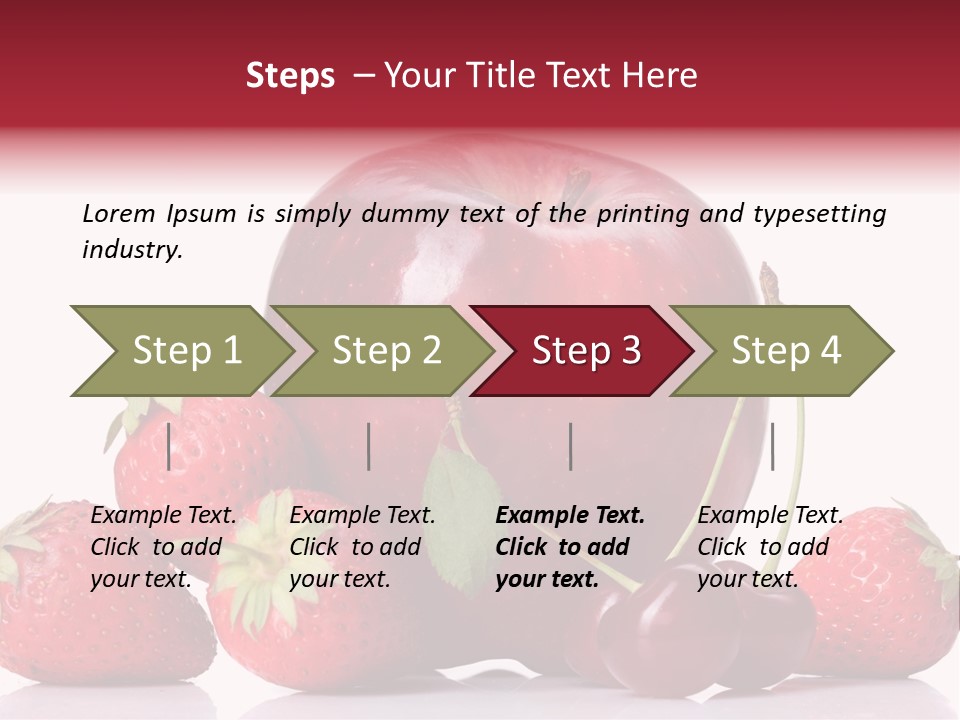 Organic Reflection Macro PowerPoint Template