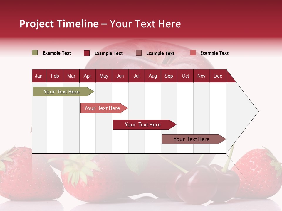 Organic Reflection Macro PowerPoint Template
