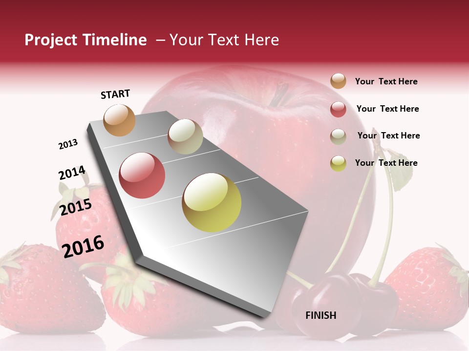 Organic Reflection Macro PowerPoint Template