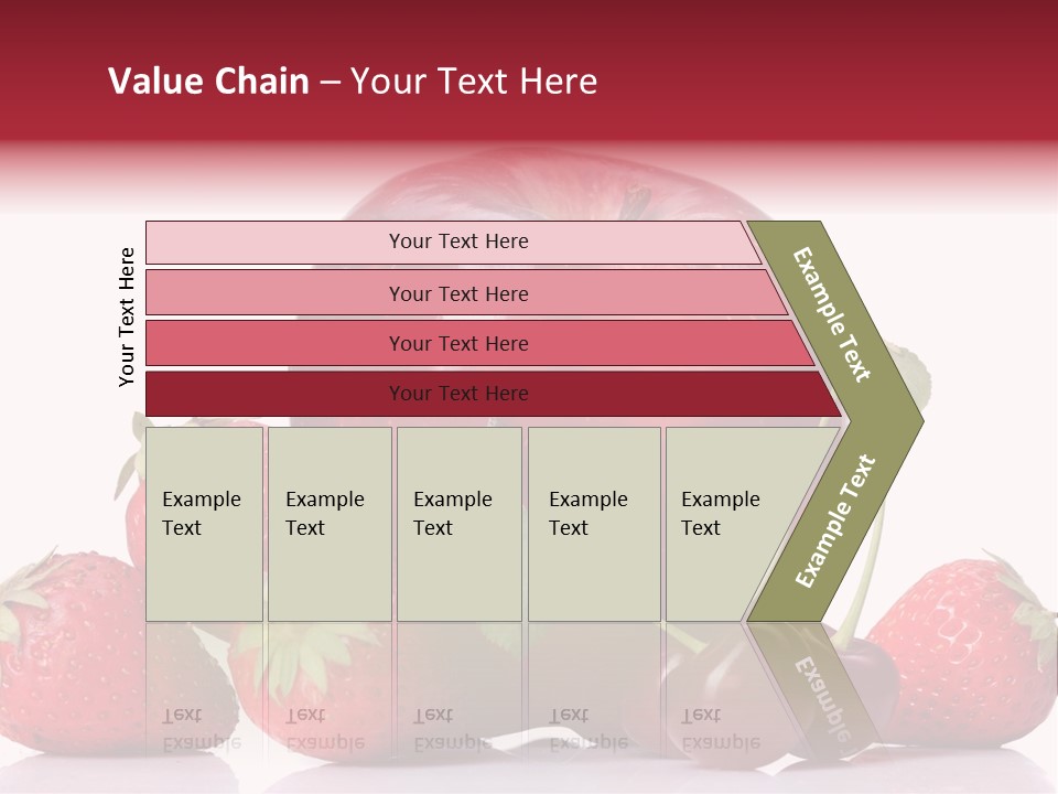Organic Reflection Macro PowerPoint Template