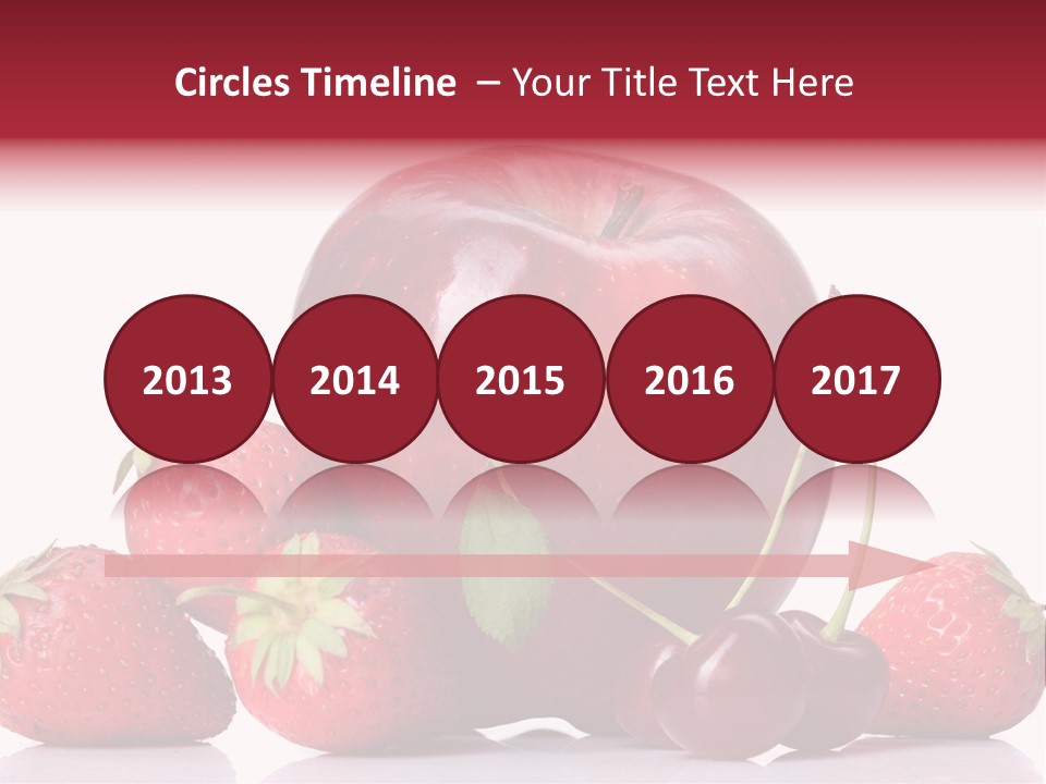 Organic Reflection Macro PowerPoint Template