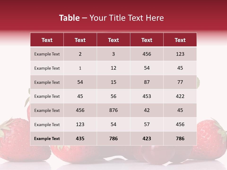 Organic Reflection Macro PowerPoint Template