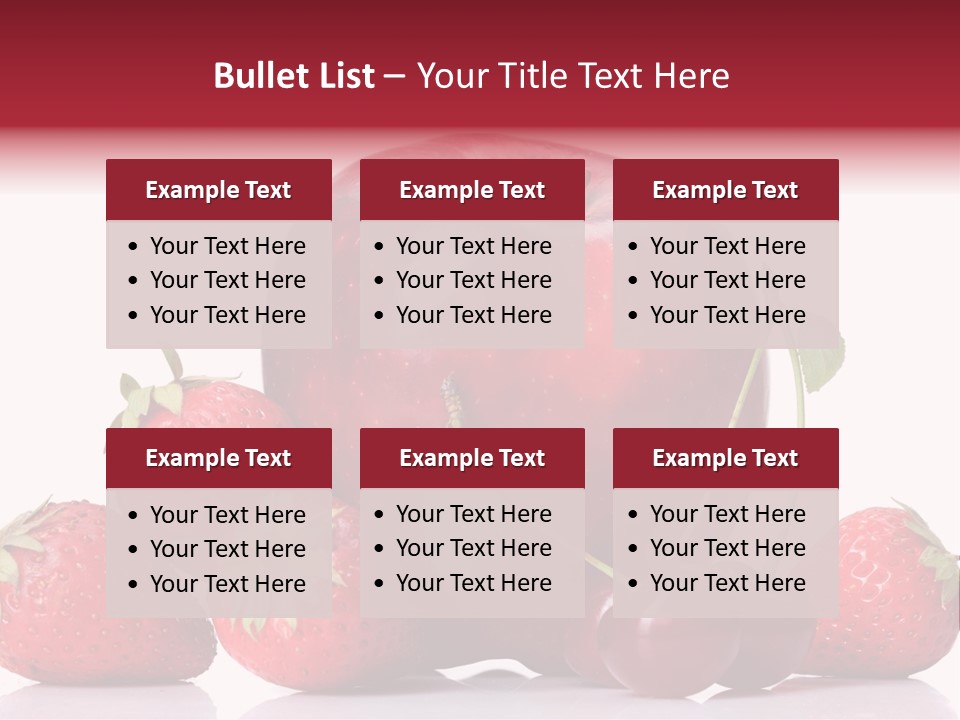 Organic Reflection Macro PowerPoint Template