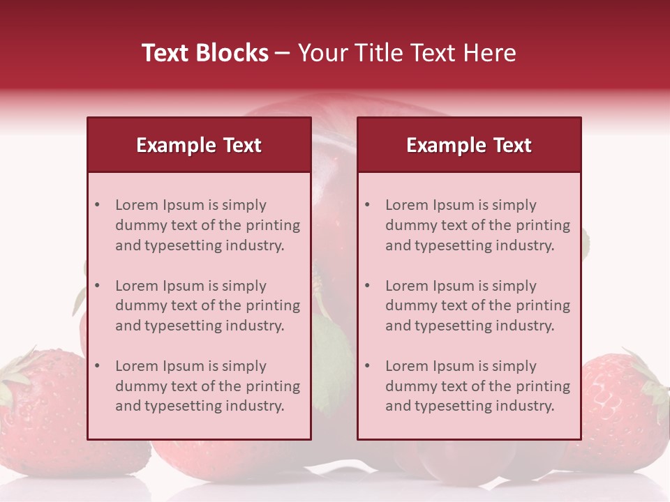 Organic Reflection Macro PowerPoint Template