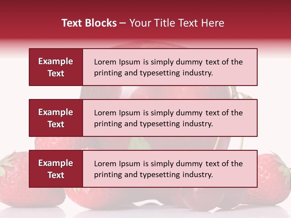 Organic Reflection Macro PowerPoint Template
