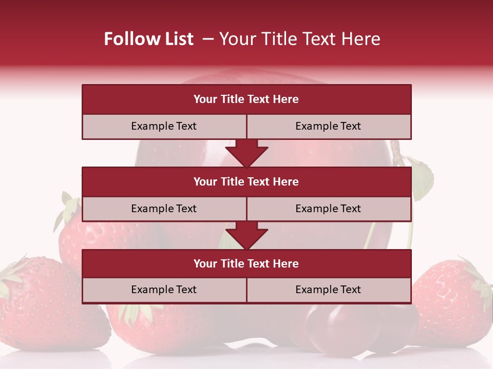 Organic Reflection Macro PowerPoint Template