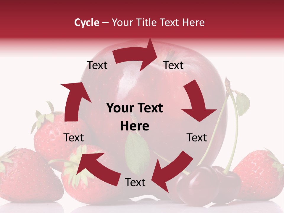 Organic Reflection Macro PowerPoint Template