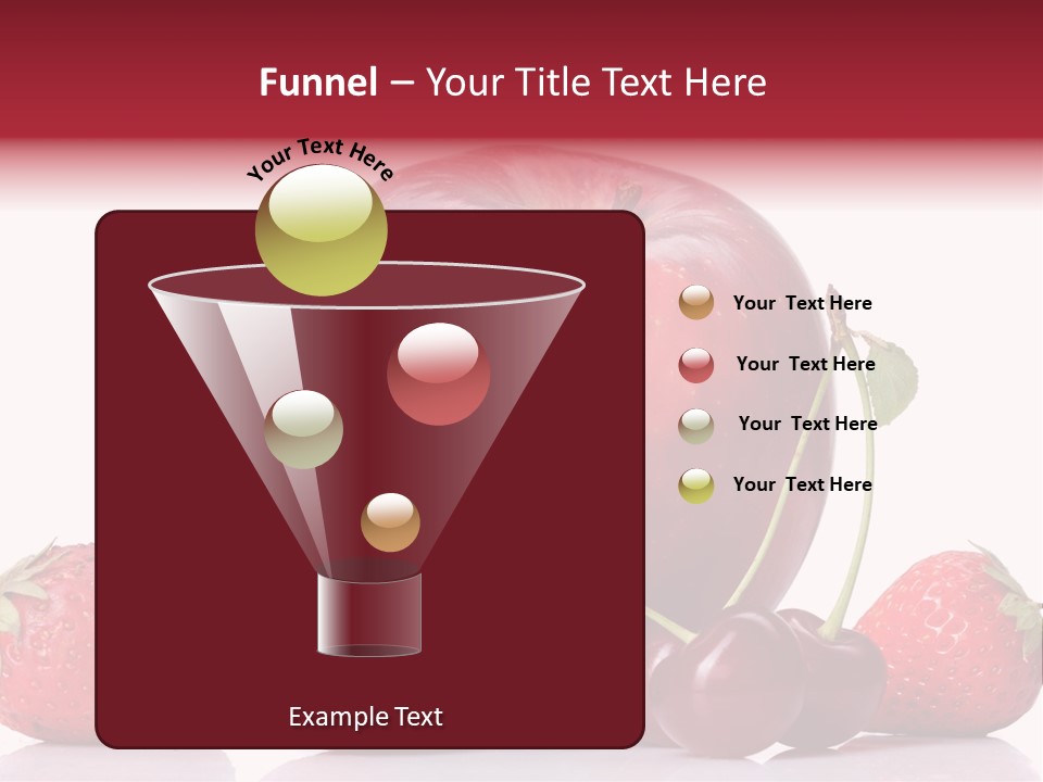 Organic Reflection Macro PowerPoint Template