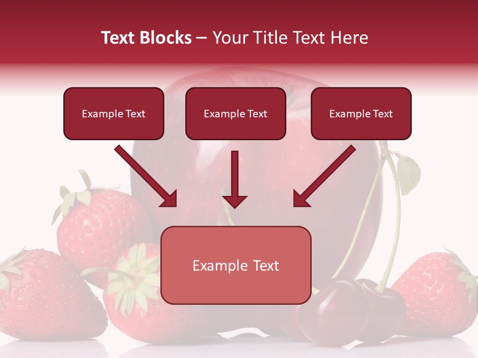 Organic Reflection Macro PowerPoint Template