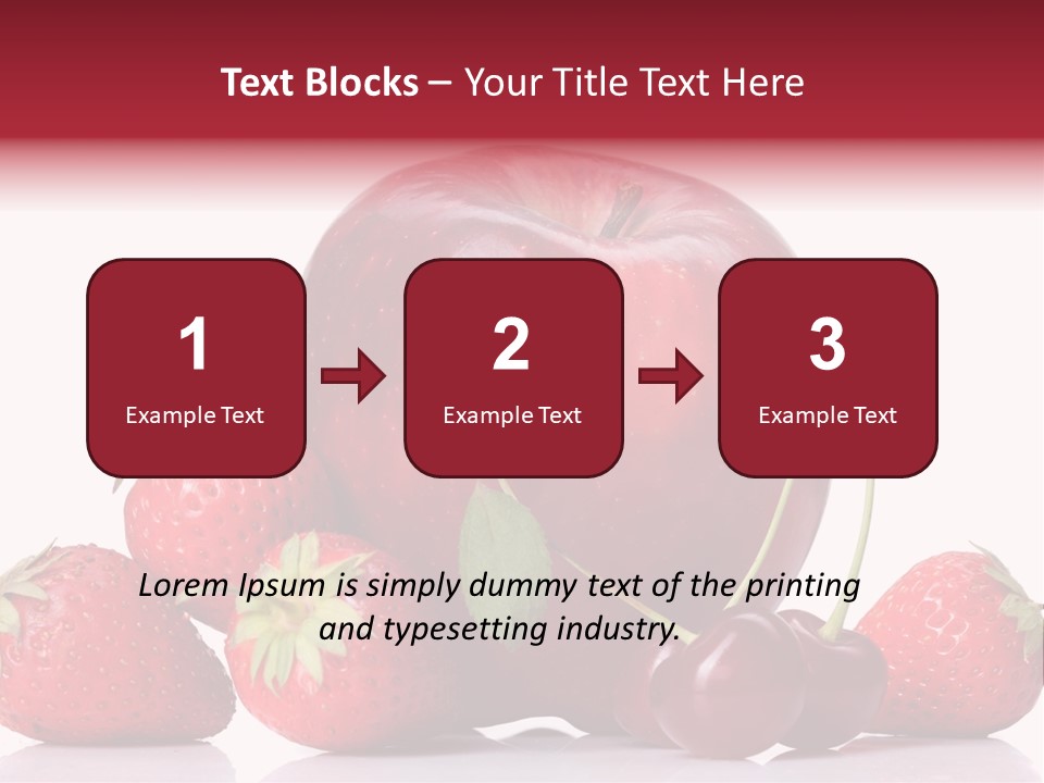 Organic Reflection Macro PowerPoint Template