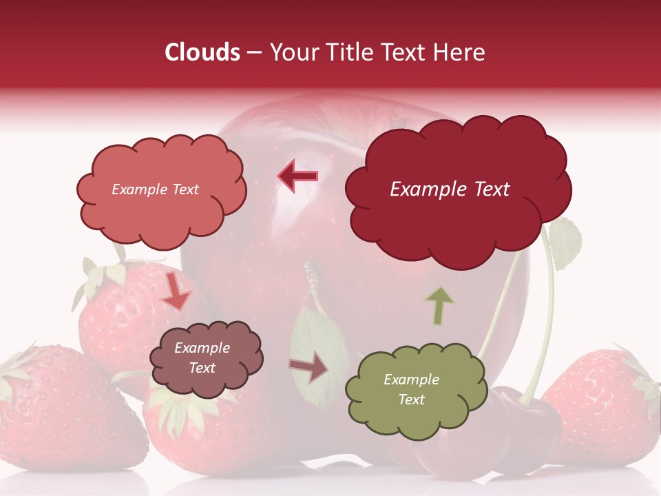 Organic Reflection Macro PowerPoint Template