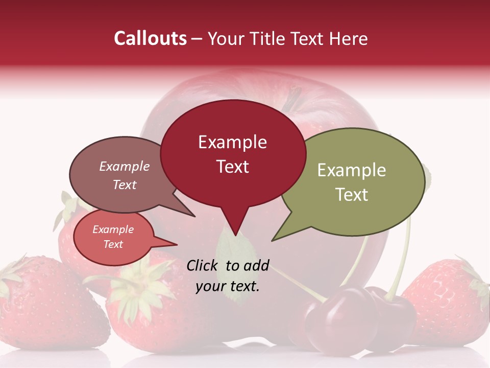 Organic Reflection Macro PowerPoint Template