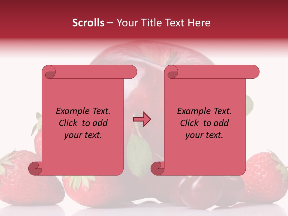 Organic Reflection Macro PowerPoint Template