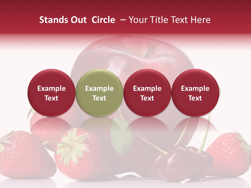 Organic Reflection Macro PowerPoint Template