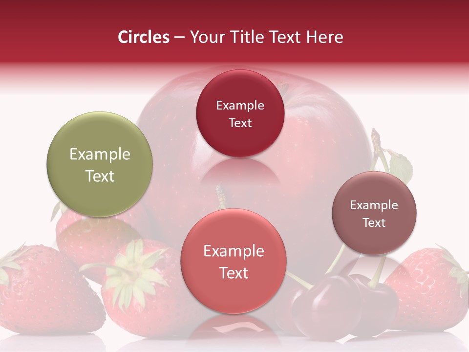 Organic Reflection Macro PowerPoint Template