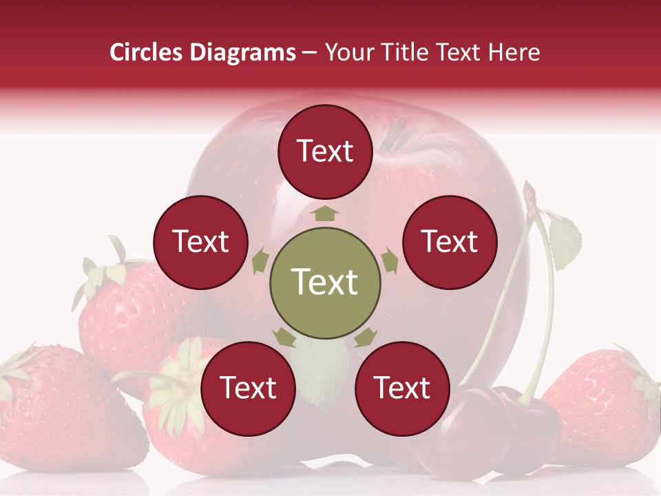 Organic Reflection Macro PowerPoint Template