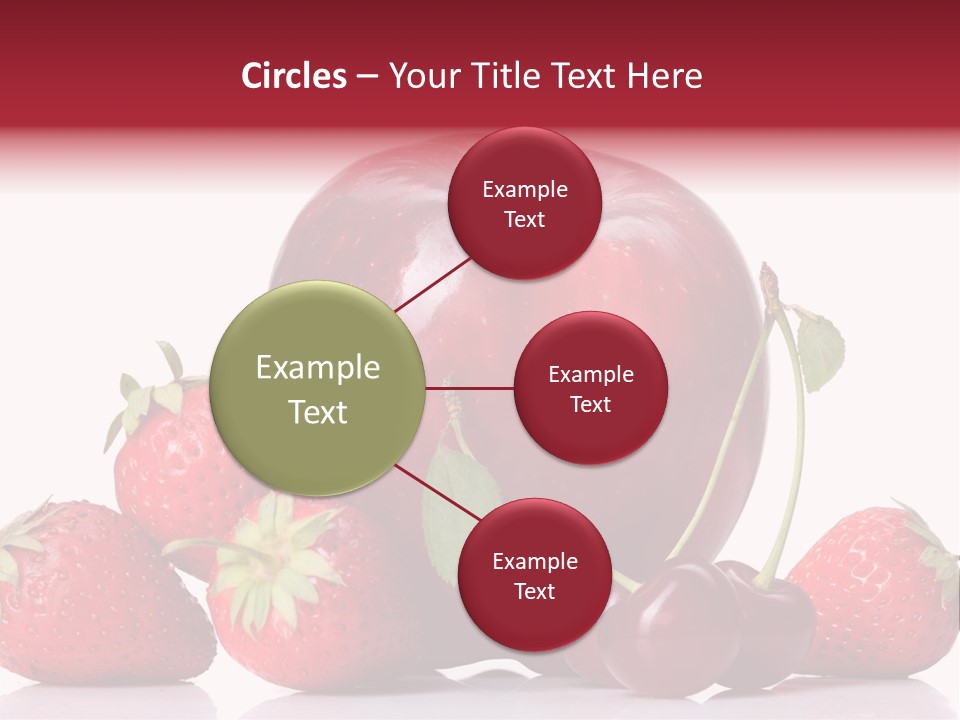 Organic Reflection Macro PowerPoint Template